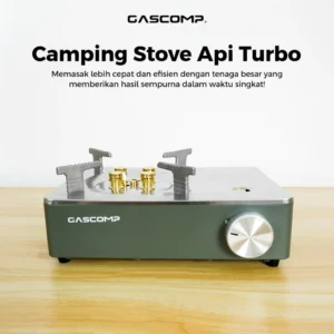GASCOMP Kompor Camping Gas Portable BCS-01 Warna Hijau