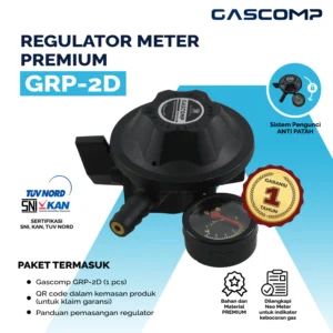 GASCOMP - Regulator Meter Premium (GRP-2D)
