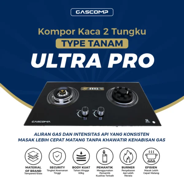 GASCOMP Kompor Tanam 2 Tungku