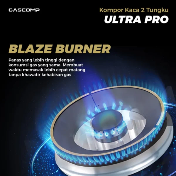 GASCOMP Kompor Tanam 2 Tungku - Image 3